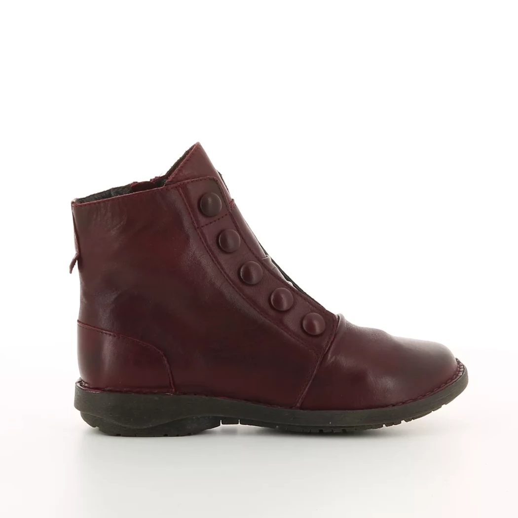 Image (2) de la chaussures Miz Mooz - Boots Bordeaux en Cuir