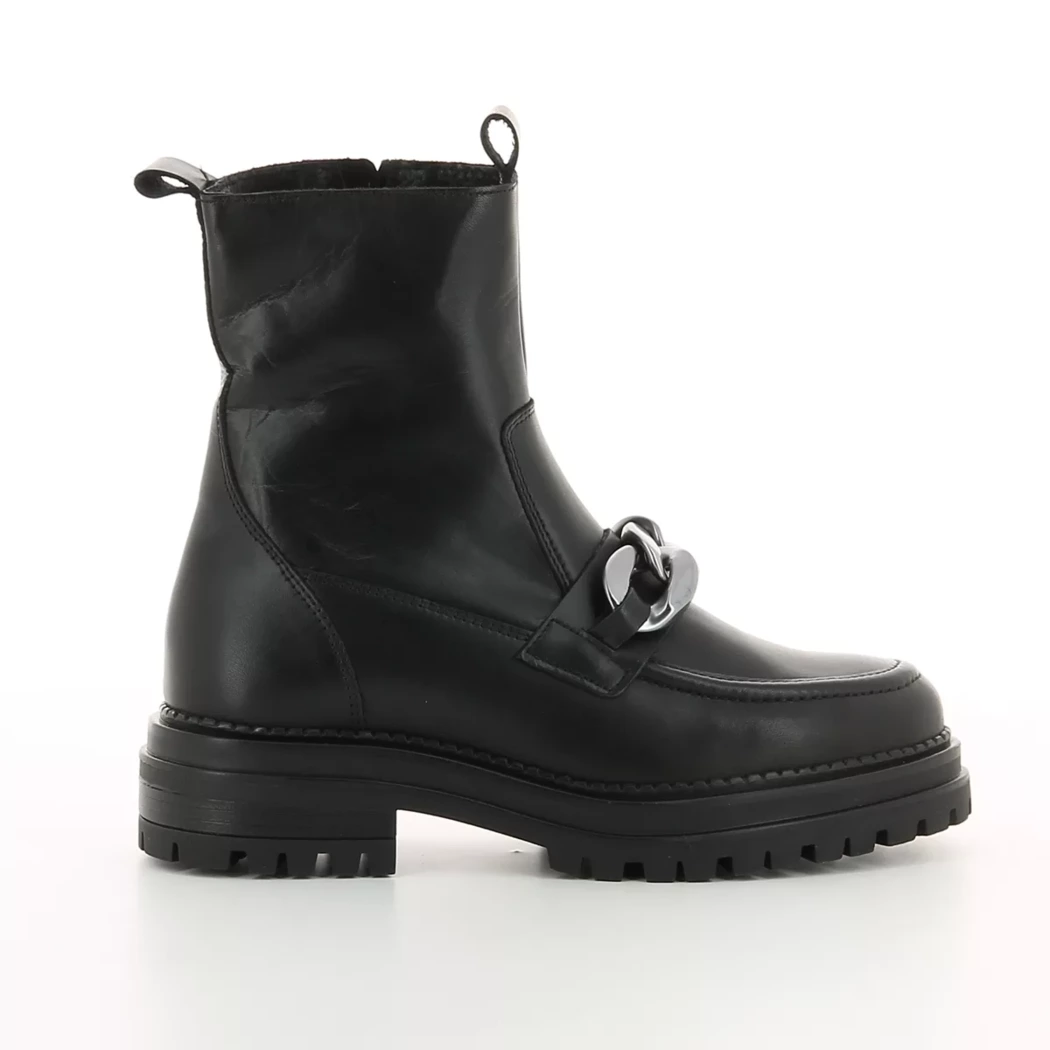 Image (2) de la chaussures Poelman - Boots Noir en Cuir