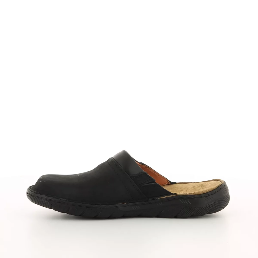 Image (4) de la chaussures Soft Walk - Pantoufles et Chaussons Noir en Cuir nubuck