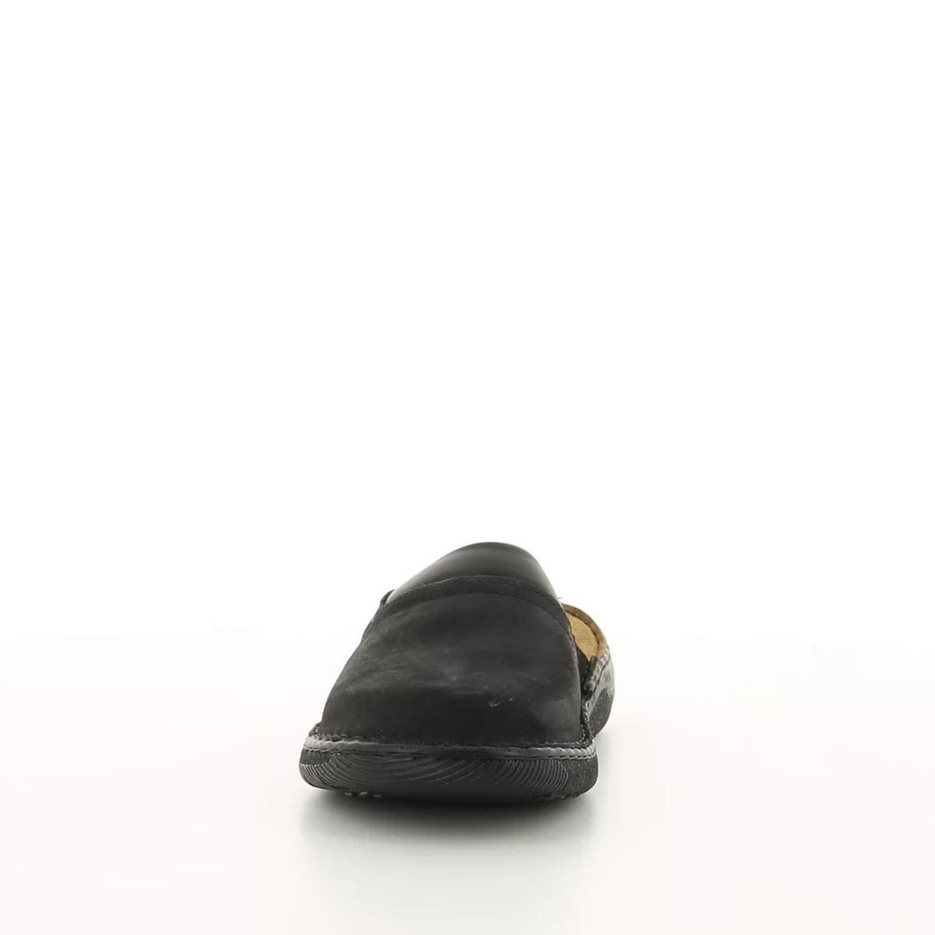 Image (5) de la chaussures Soft Walk - Pantoufles et Chaussons Noir en Cuir nubuck