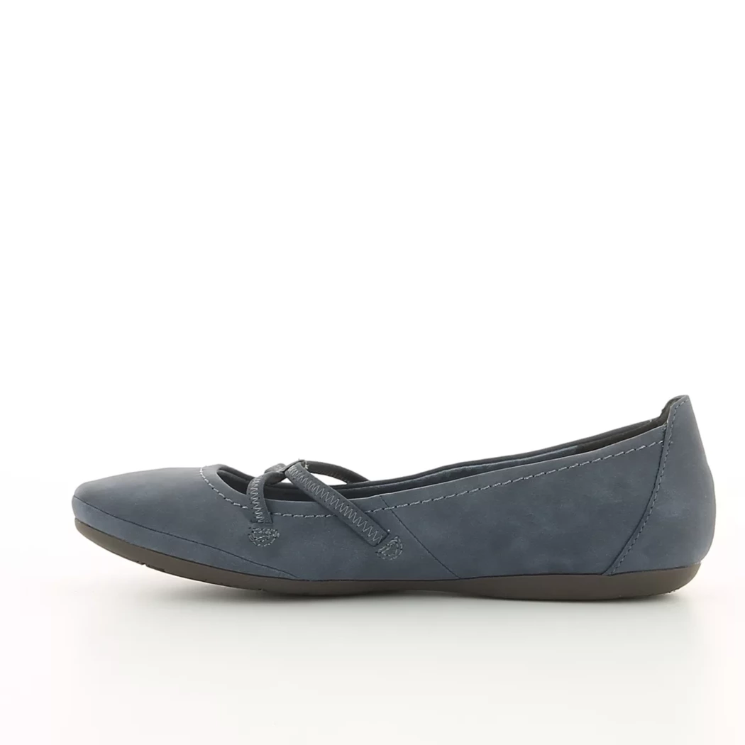 Image (4) de la chaussures Tamaris - Ballerines Bleu en Cuir synthétique