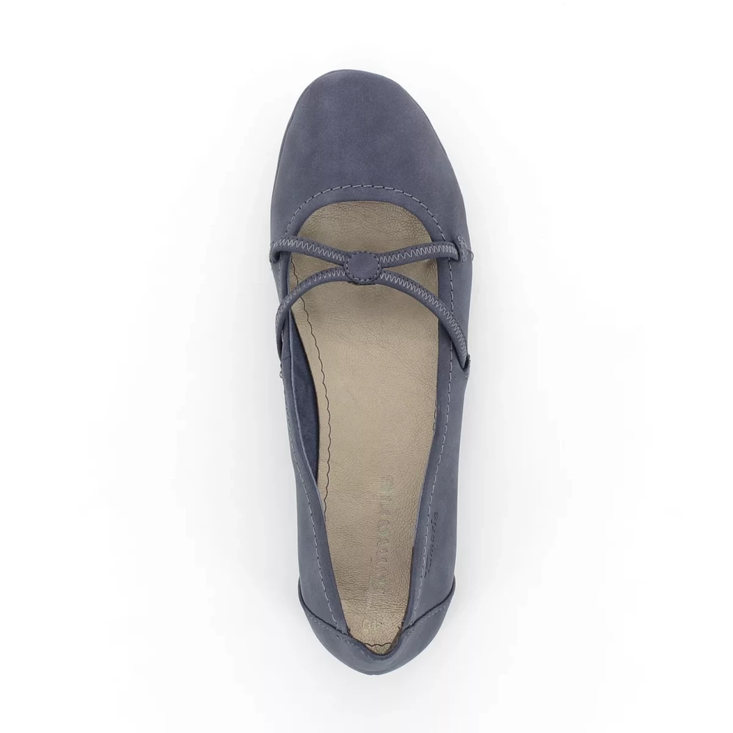 Image (6) de la chaussures Tamaris - Ballerines Bleu en Cuir synthétique