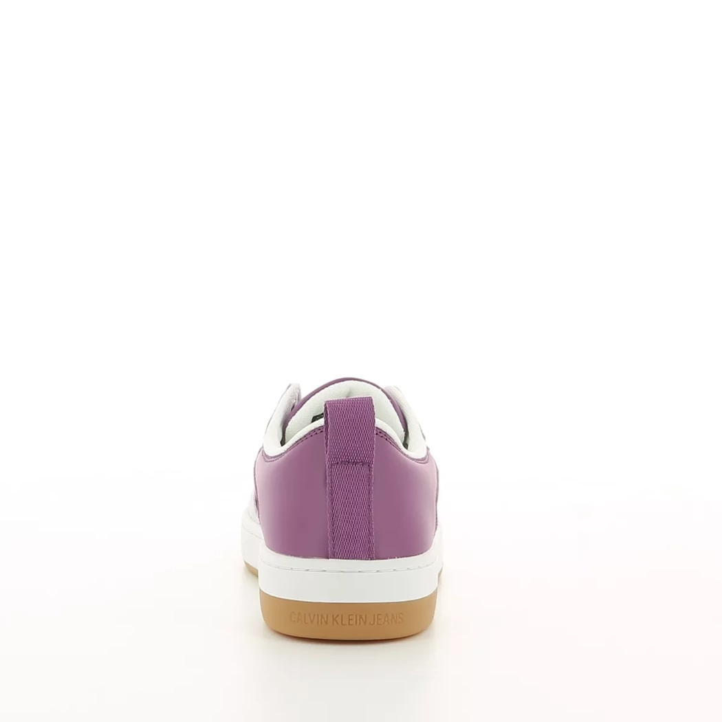 Image (3) de la chaussures Calvin Klein - Baskets Blanc en Cuir synthétique
