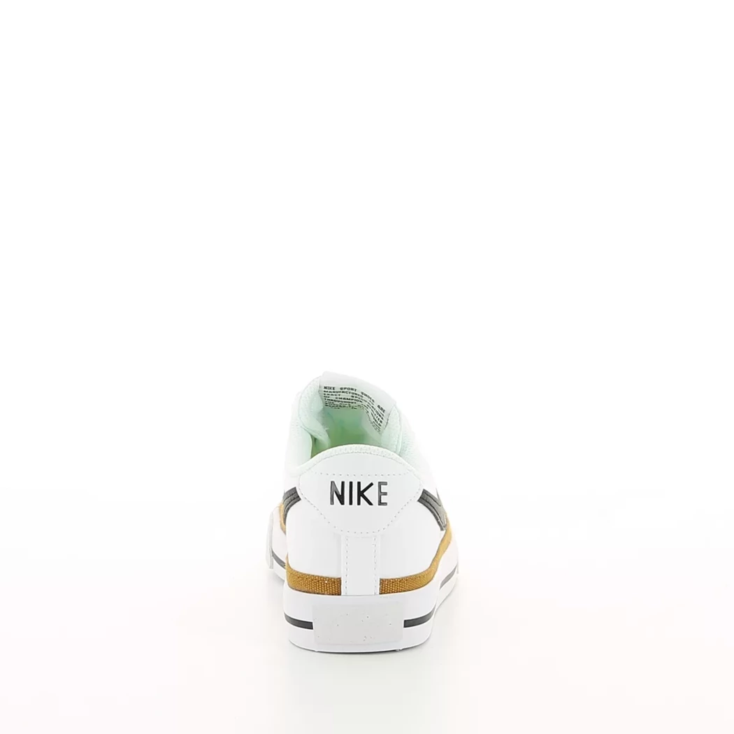 Image (3) de la chaussures Nike - Baskets Blanc en Cuir synthétique