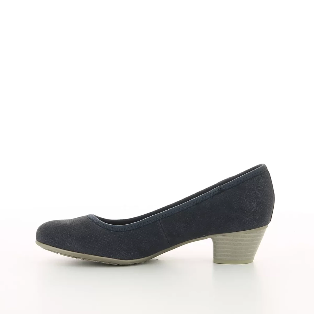 Image (4) de la chaussures S.Oliver - Escarpins Bleu en Cuir synthétique