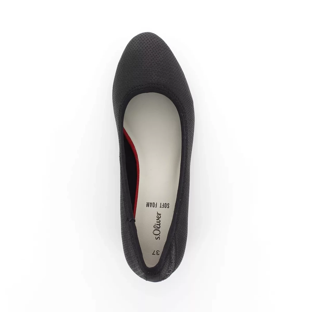 Image (6) de la chaussures S.Oliver - Escarpins Noir en Cuir synthétique