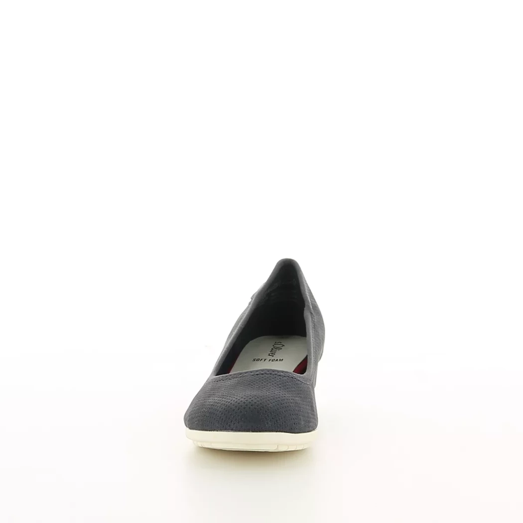 Image (5) de la chaussures S.Oliver - Escarpins Bleu en Cuir synthétique