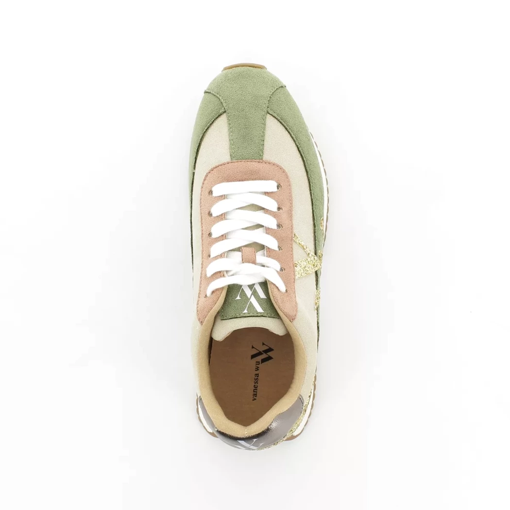 Image (6) de la chaussures Vanessa Wu - Baskets Vert en Cuir synthétique