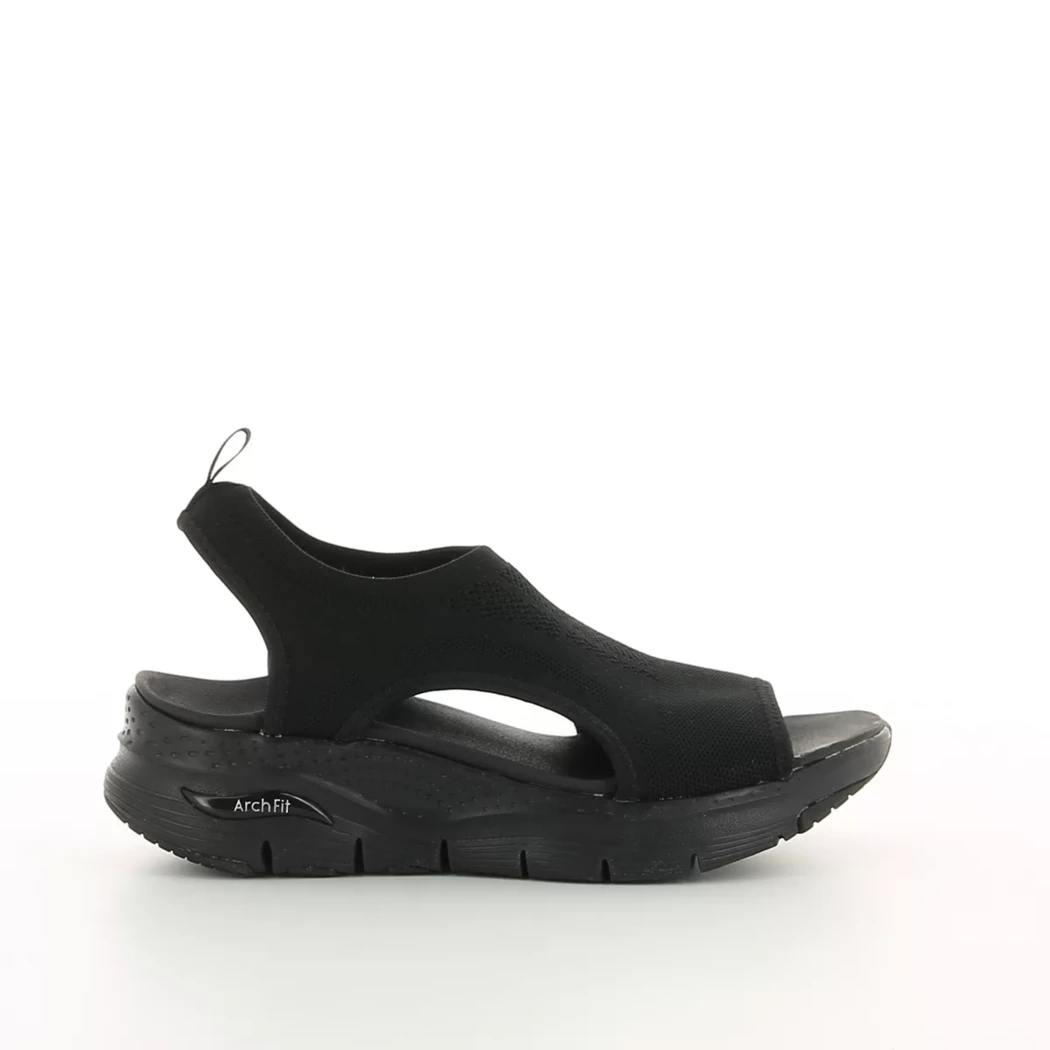 Image (2) de la chaussures Skechers - Sandales et Nu-Pieds Noir en Nylon