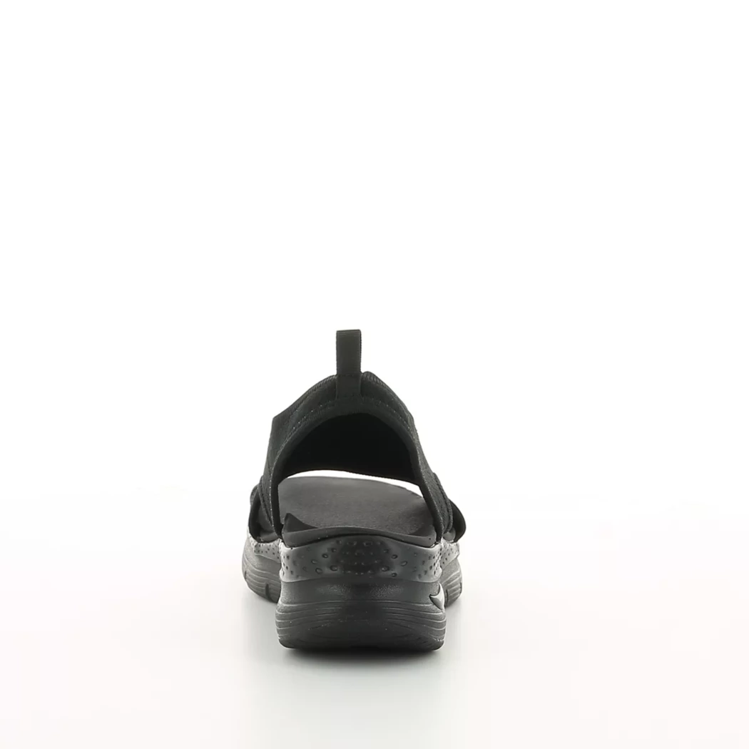 Image (3) de la chaussures Skechers - Sandales et Nu-Pieds Noir en Nylon