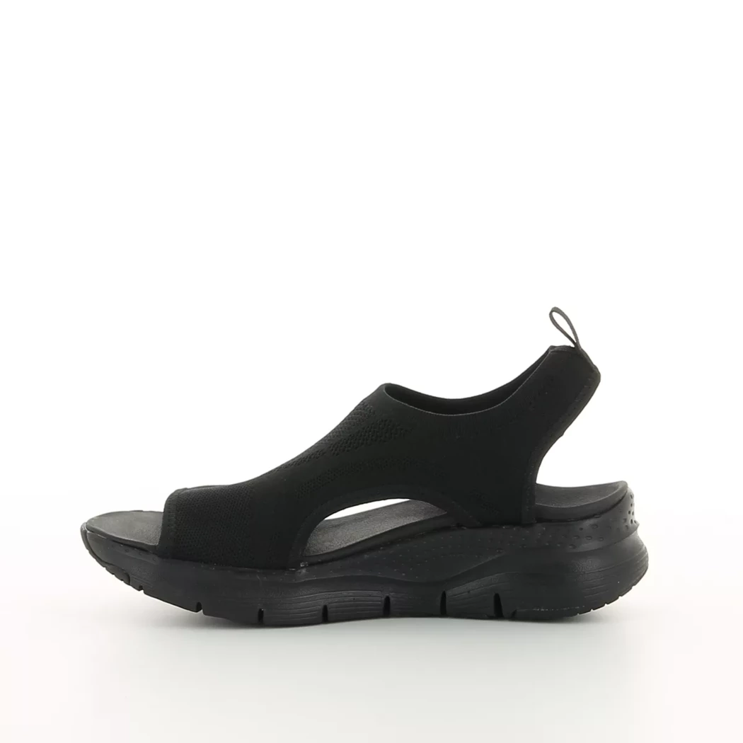 Image (4) de la chaussures Skechers - Sandales et Nu-Pieds Noir en Nylon
