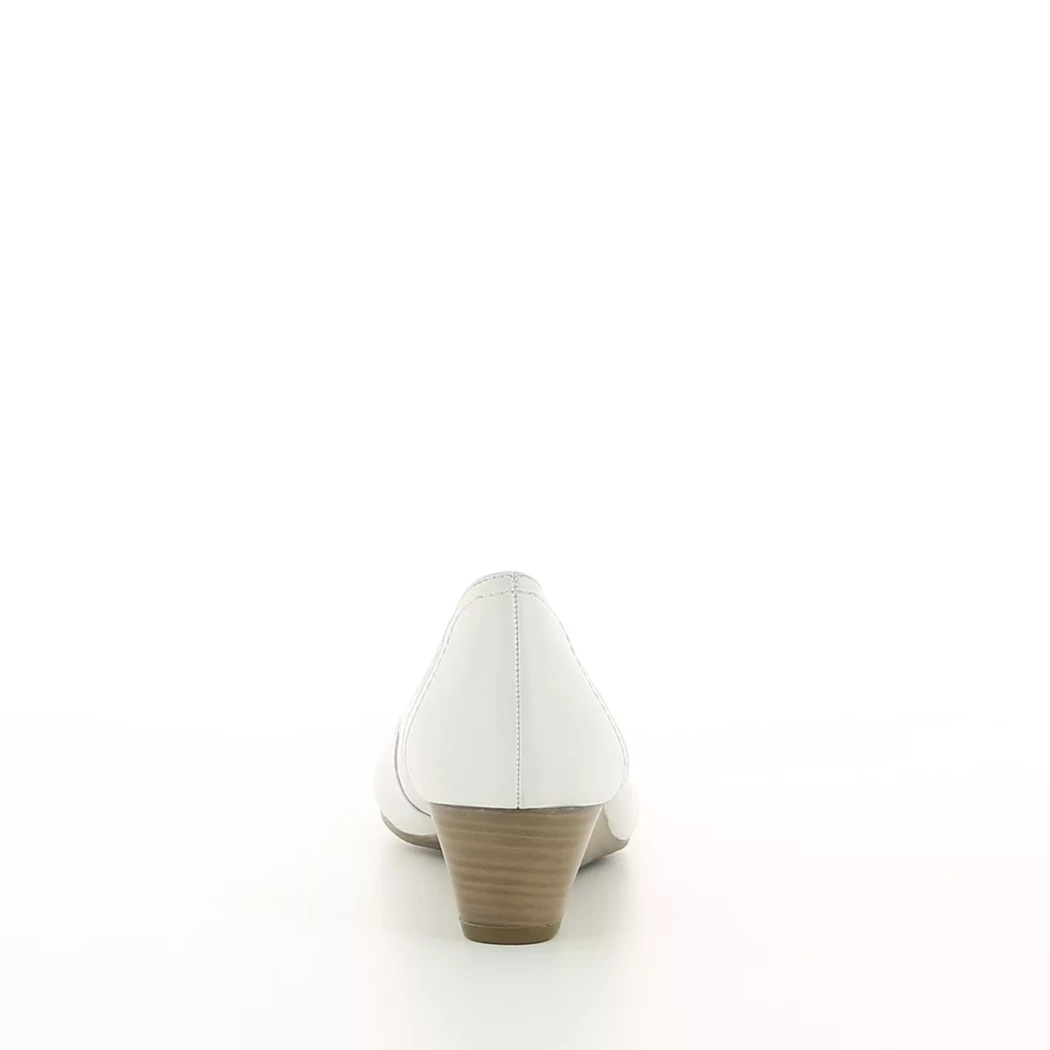 Image (3) de la chaussures Tamaris - Escarpins Blanc en Cuir