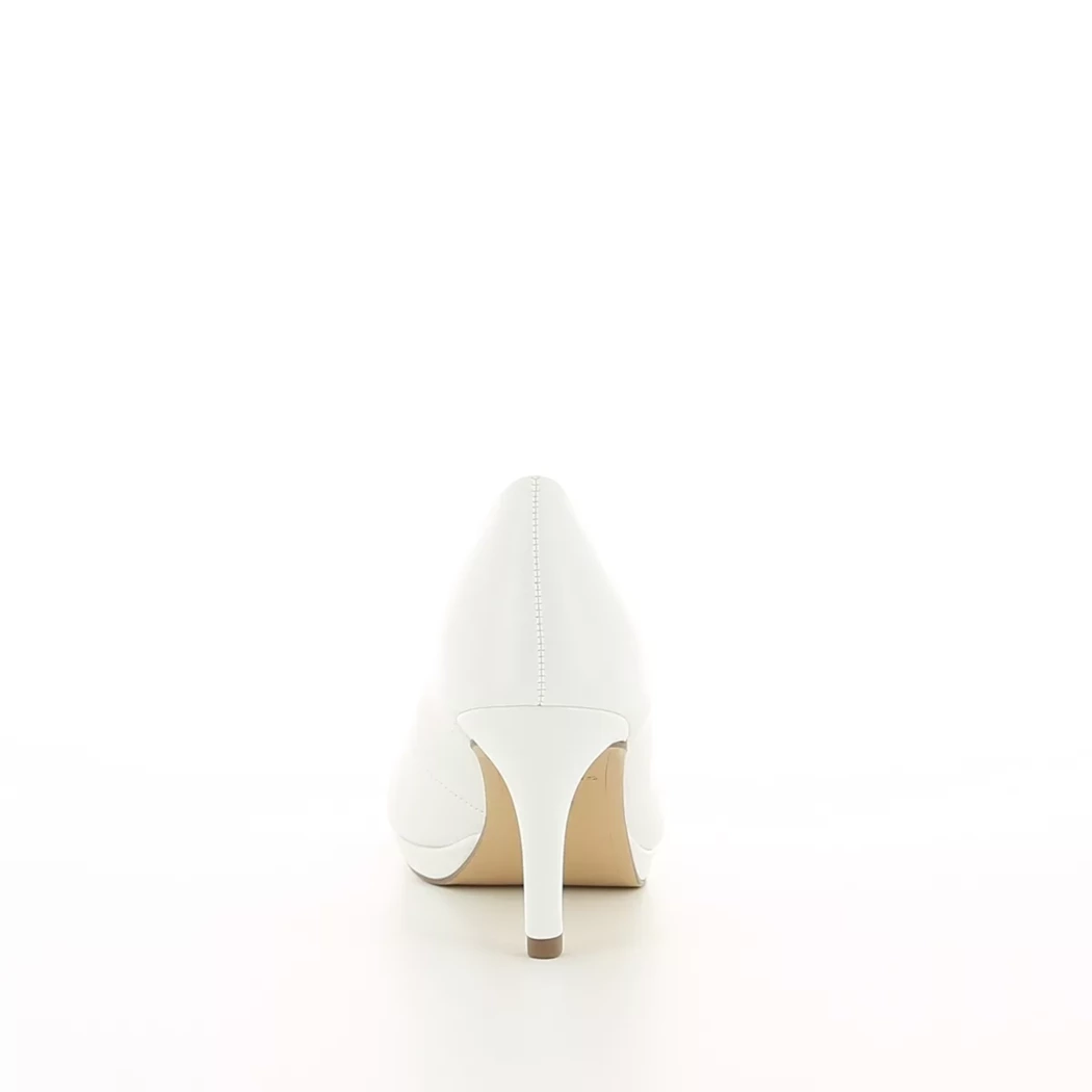 Image (3) de la chaussures Tamaris - Escarpins Blanc en Cuir synthétique