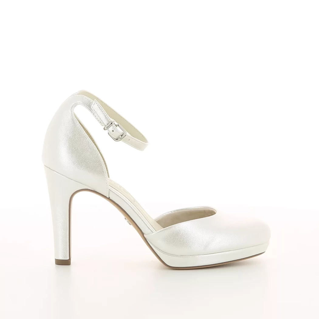 Image (2) de la chaussures Tamaris - Escarpins Blanc en Cuir synthétique