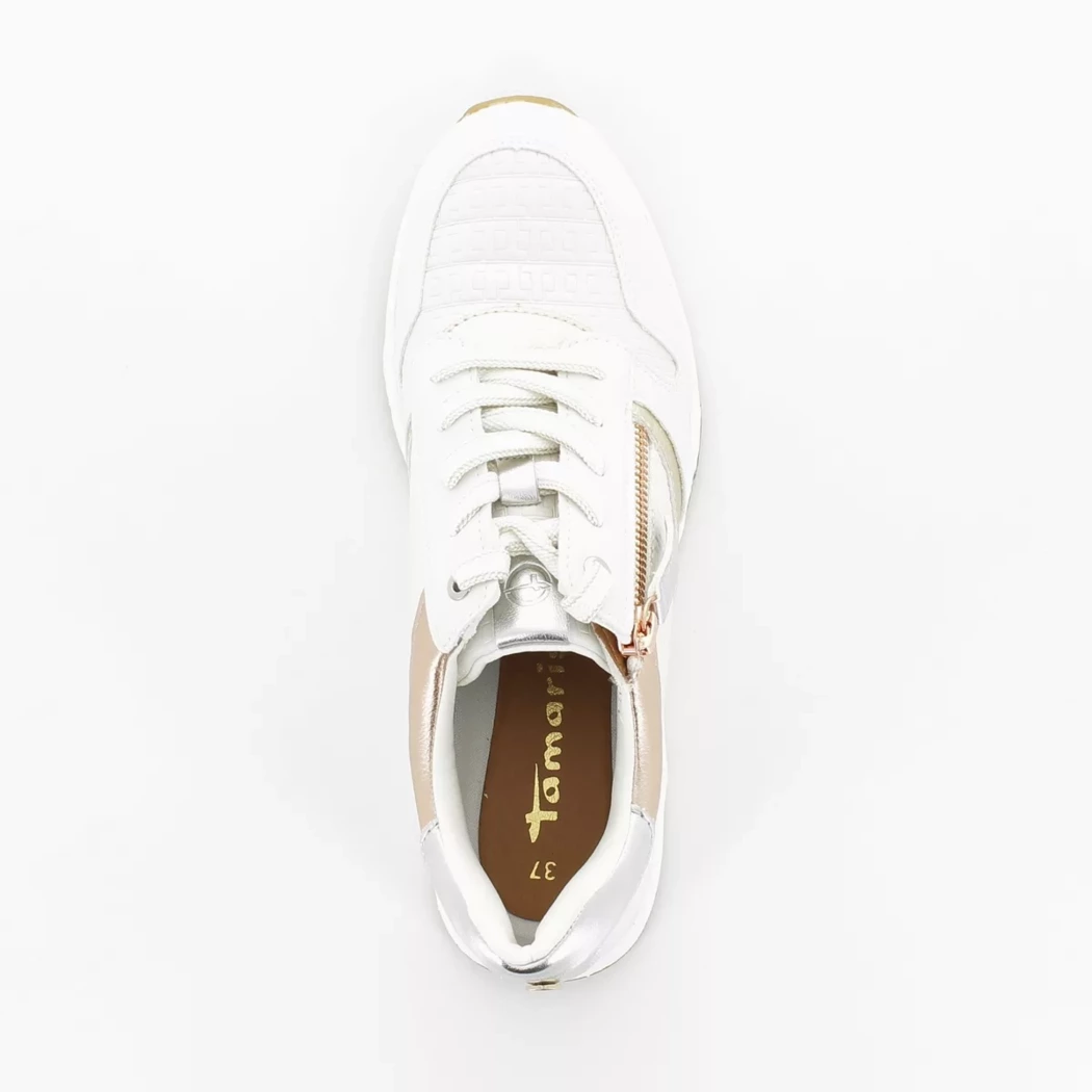Image (6) de la chaussures Tamaris - Baskets Blanc en Cuir