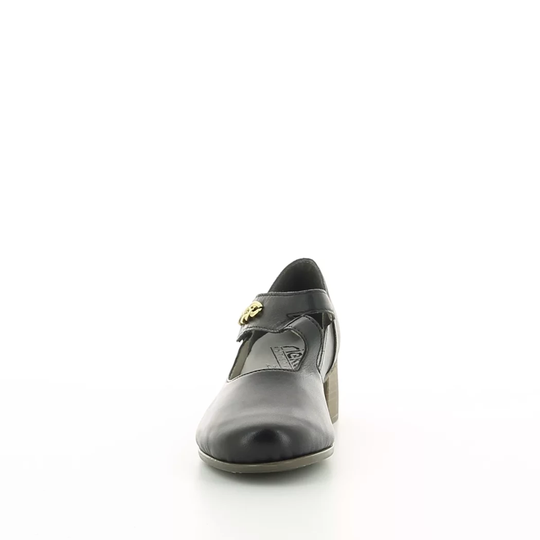 Image (5) de la chaussures Rieker - Escarpins Noir en Cuir