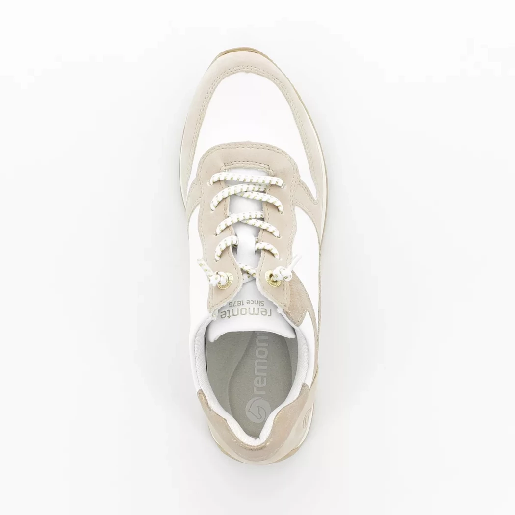 Image (6) de la chaussures Remonte - Baskets Blanc en Multi-Matières
