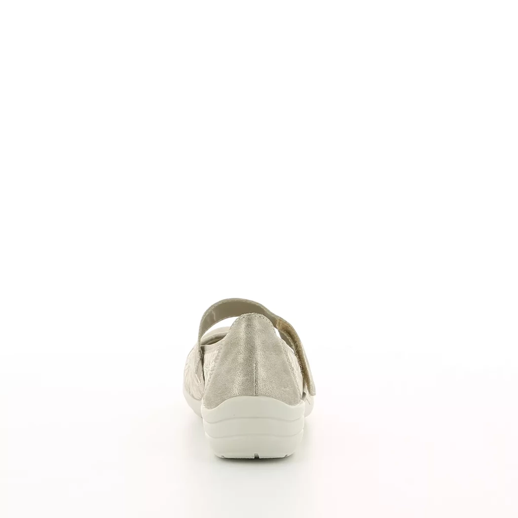 Image (3) de la chaussures Remonte - Ballerines Taupe en Cuir et textile