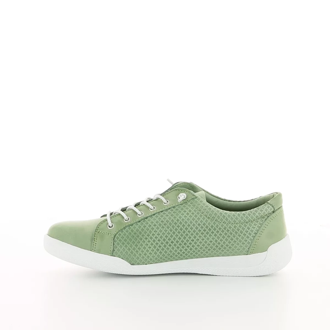 Image (4) de la chaussures Andrea Conti - Baskets Vert en Cuir