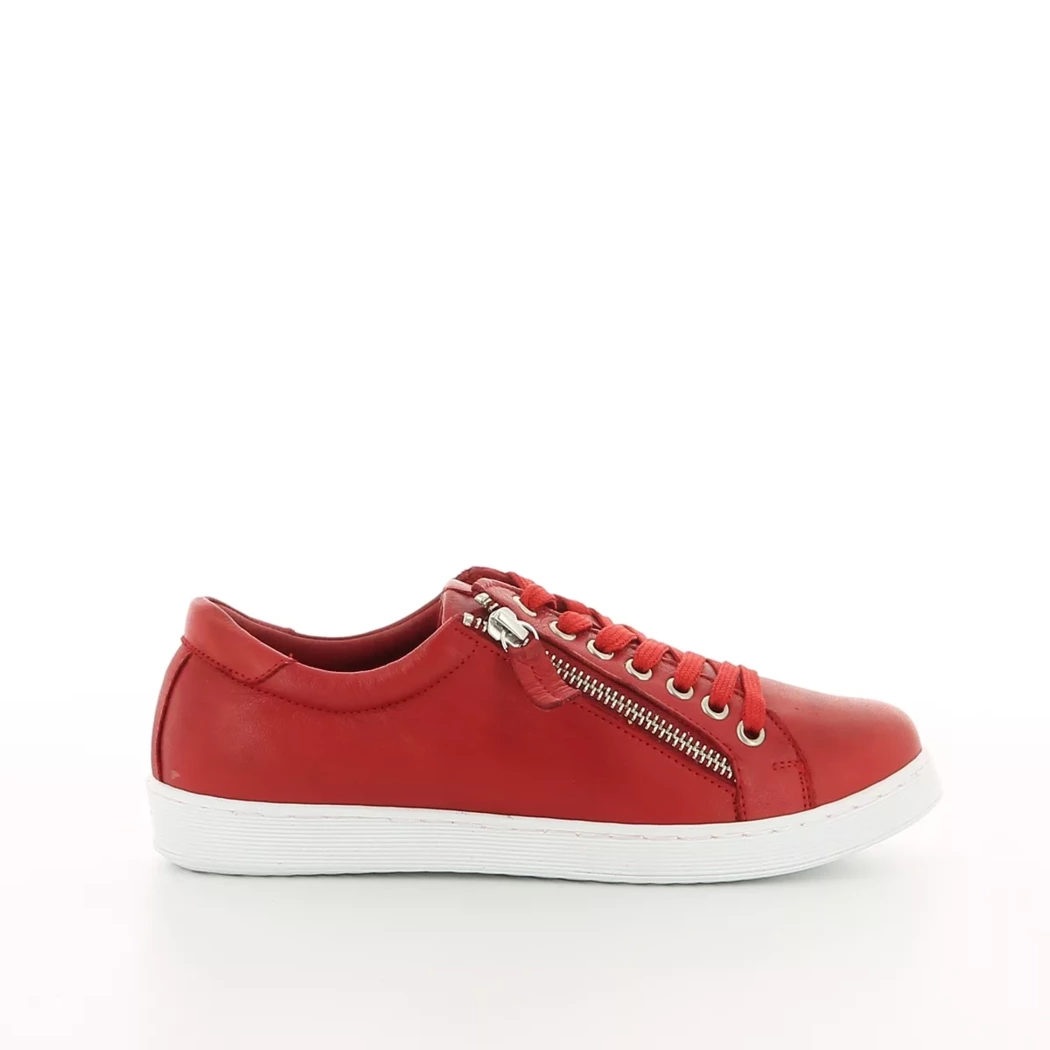 Image (2) de la chaussures Andrea Conti - Chaussures à lacets Rouge en Cuir
