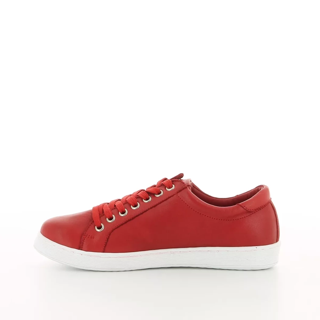 Image (4) de la chaussures Andrea Conti - Chaussures à lacets Rouge en Cuir