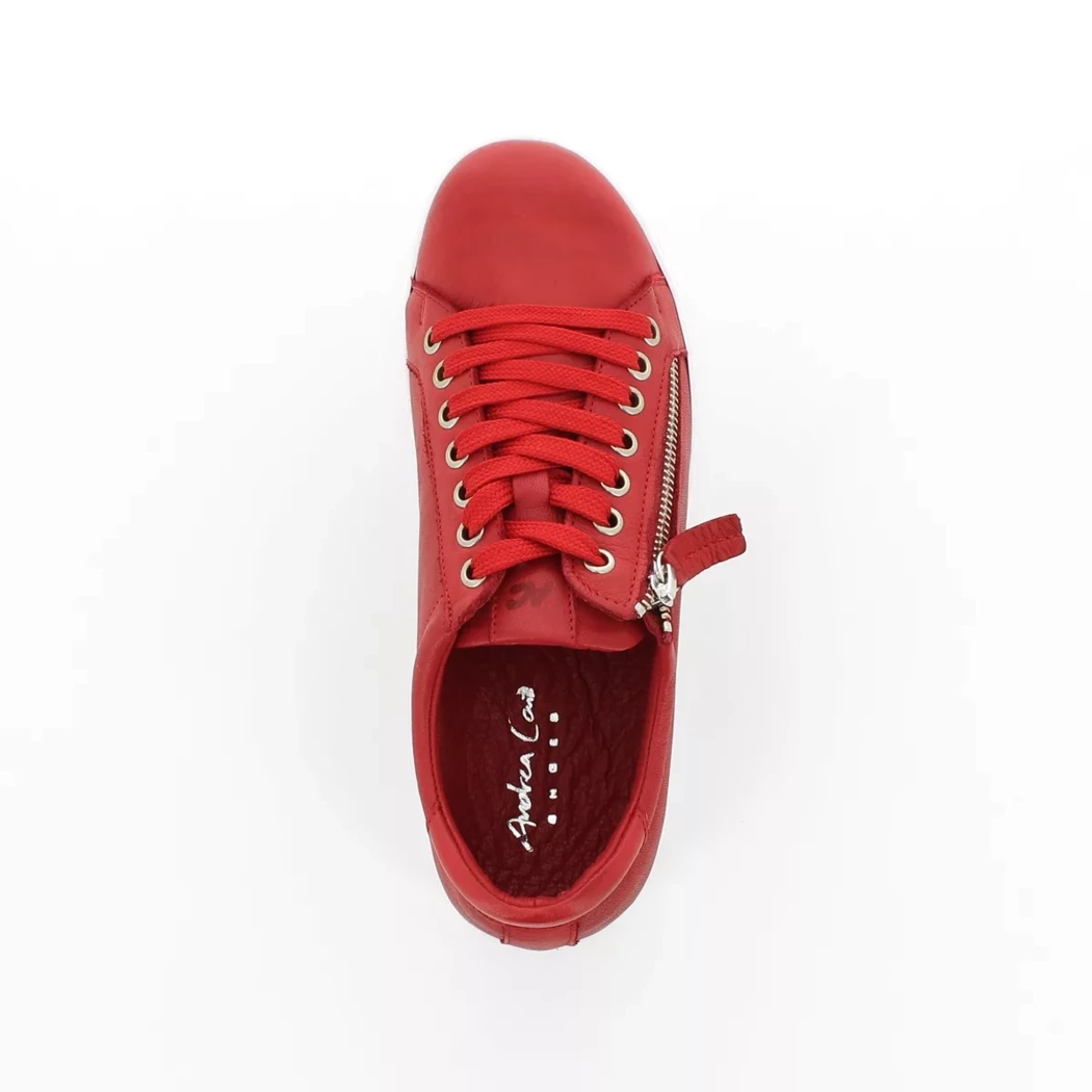 Image (6) de la chaussures Andrea Conti - Chaussures à lacets Rouge en Cuir