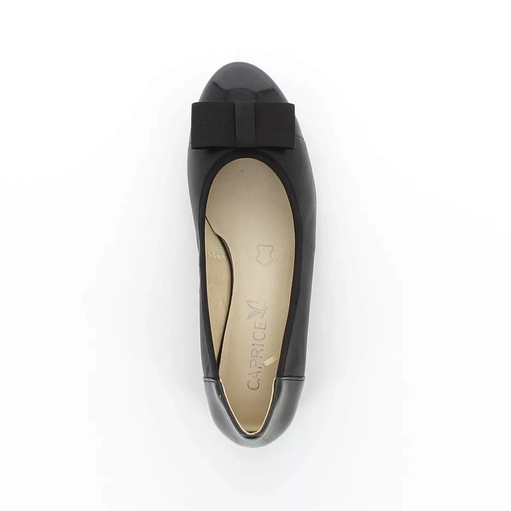 Image (6) de la chaussures Caprice - Escarpins Noir en Cuir