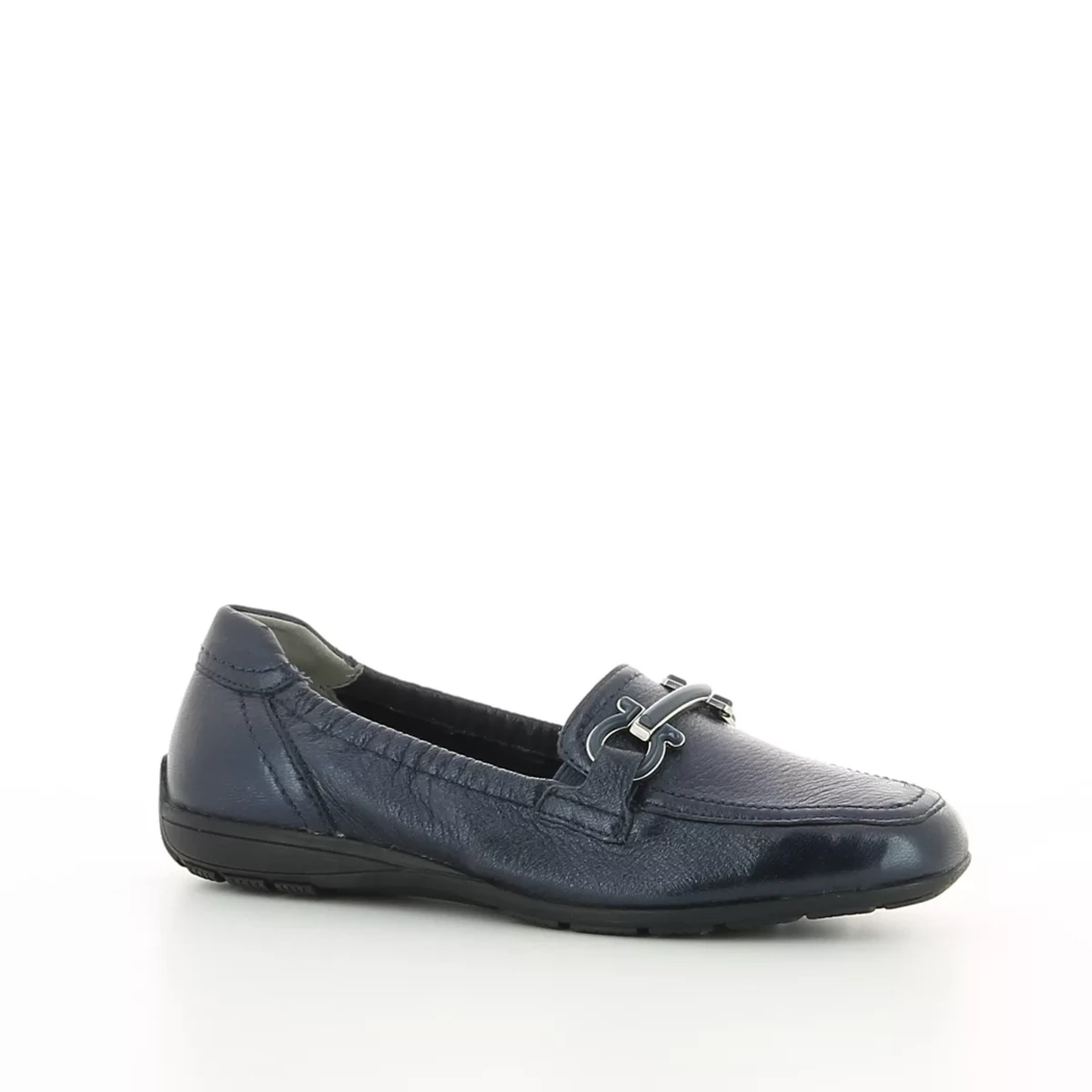 Image (1) de la chaussures Caprice - Mocassins Bleu en Cuir