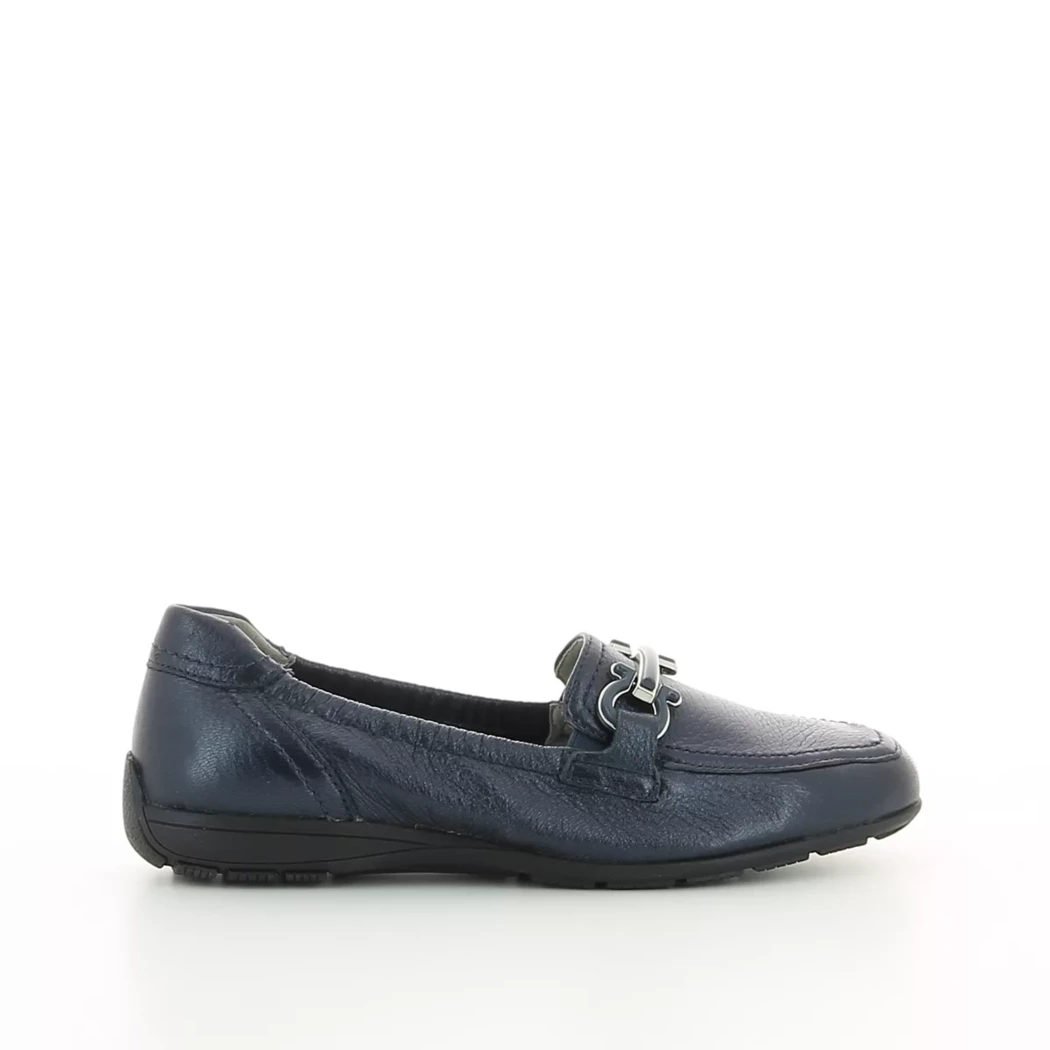 Image (2) de la chaussures Caprice - Mocassins Bleu en Cuir