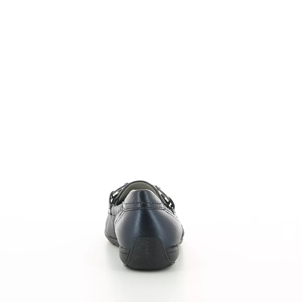 Image (3) de la chaussures Caprice - Mocassins Bleu en Cuir