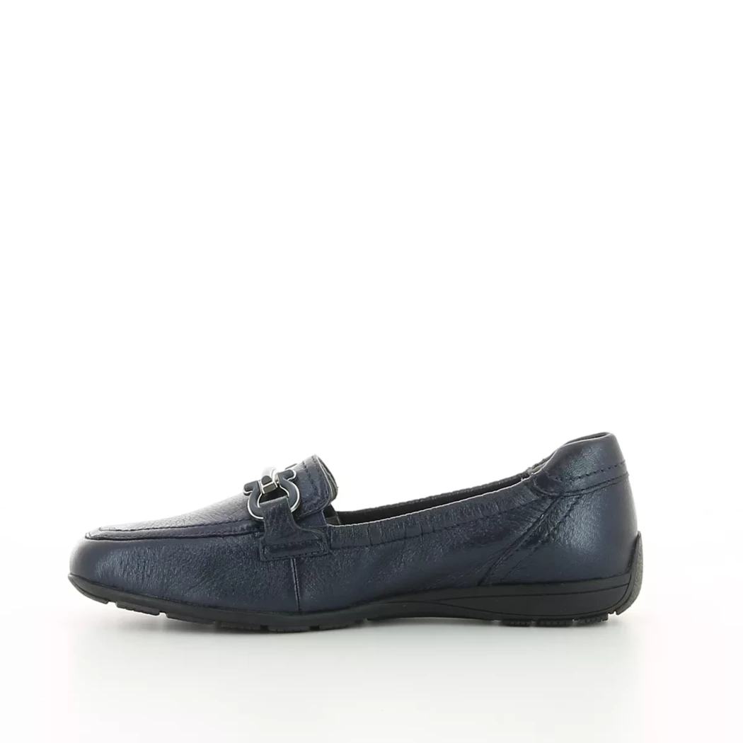 Image (4) de la chaussures Caprice - Mocassins Bleu en Cuir