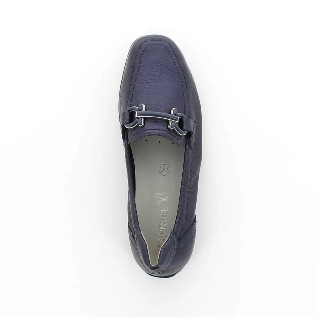 Image (6) de la chaussures Caprice - Mocassins Bleu en Cuir
