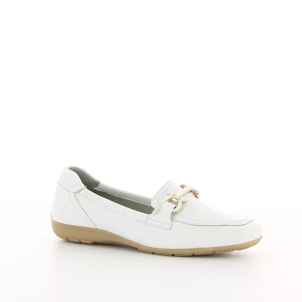 Image (1) de la chaussures Caprice - Mocassins Blanc en Cuir