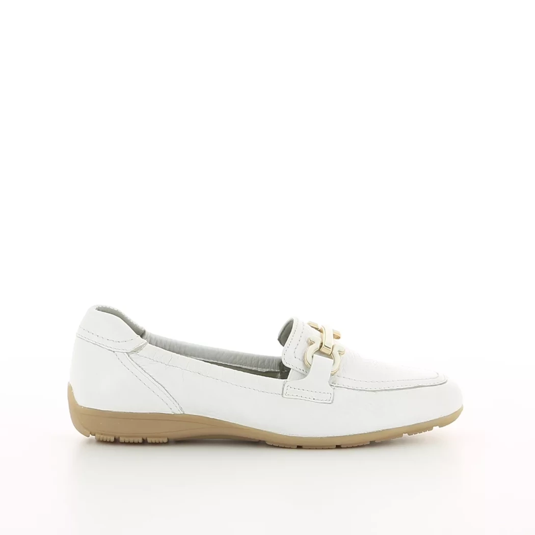 Image (2) de la chaussures Caprice - Mocassins Blanc en Cuir