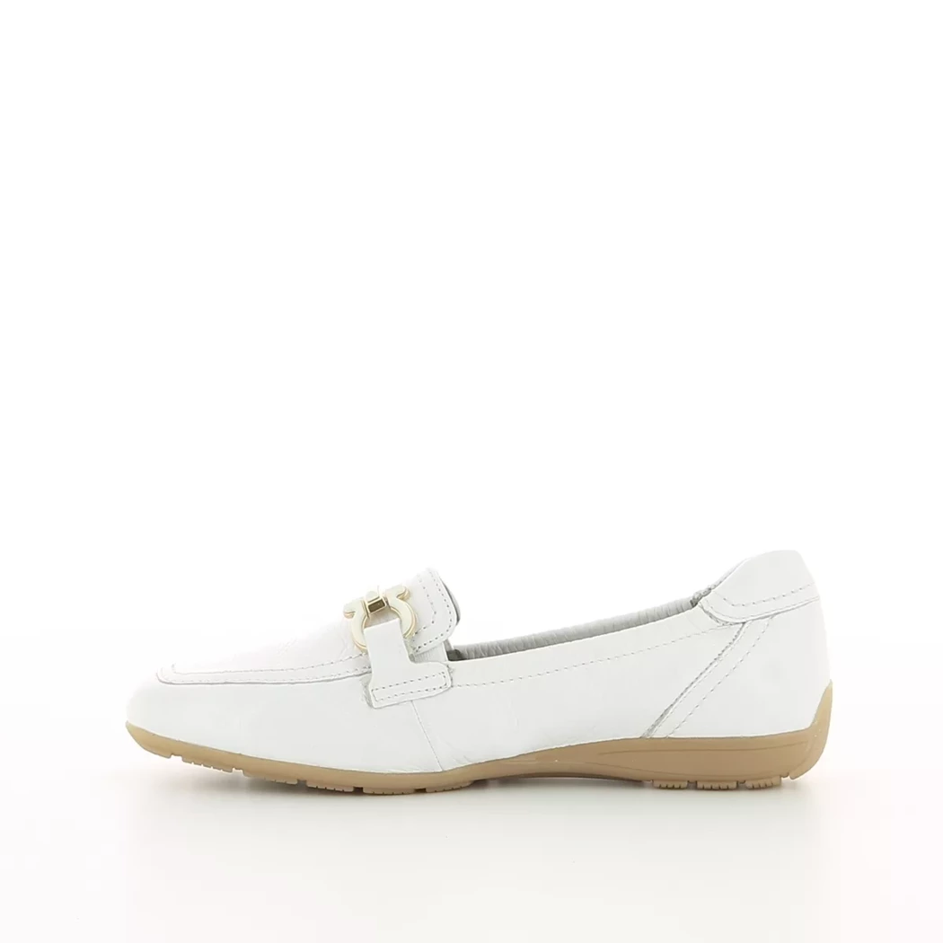 Image (4) de la chaussures Caprice - Mocassins Blanc en Cuir