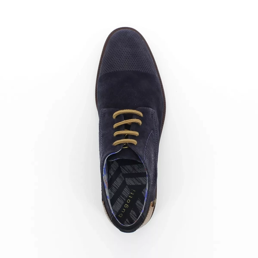 Image (6) de la chaussures Bugatti - Chaussures à lacets Bleu en Cuir nubuck