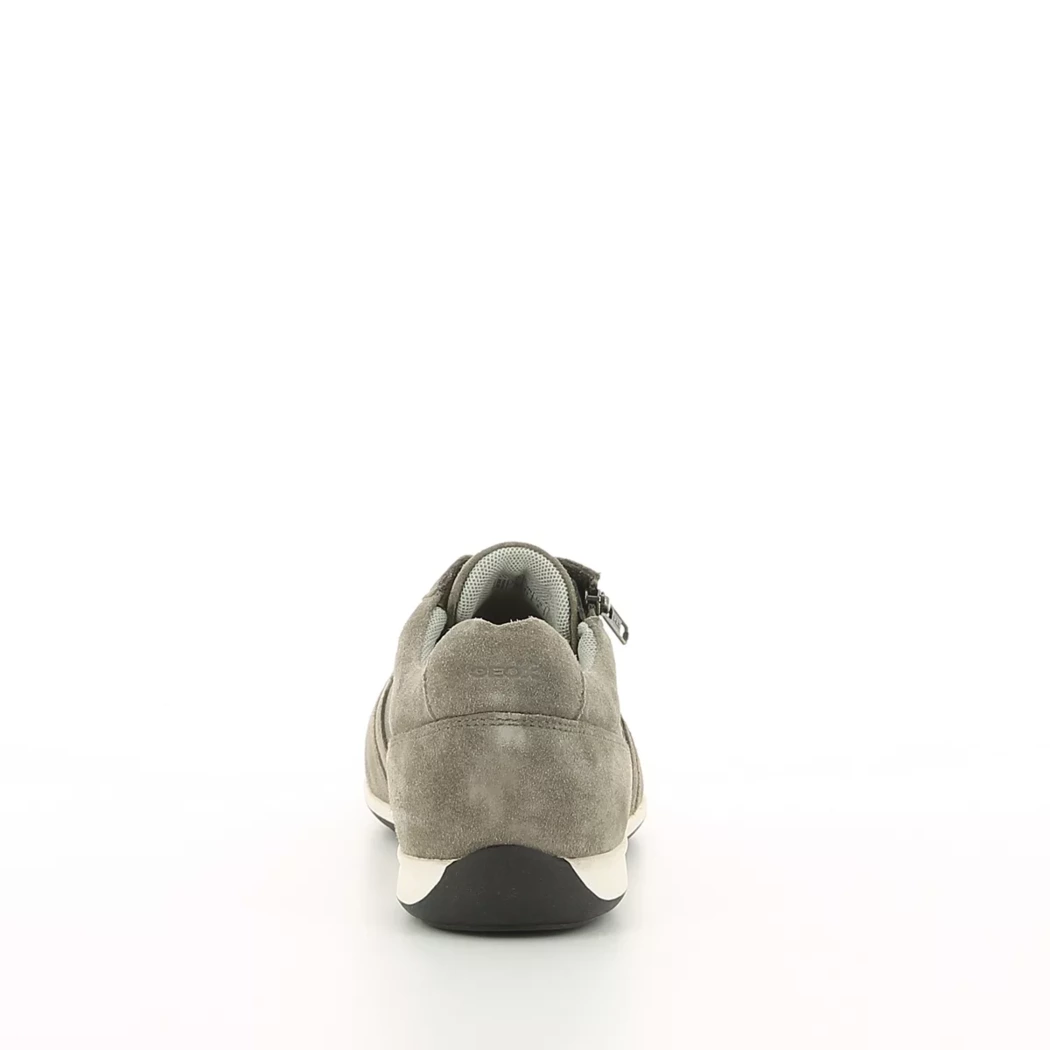 Image (3) de la chaussures Geox - Chaussures à lacets Taupe en Cuir nubuck