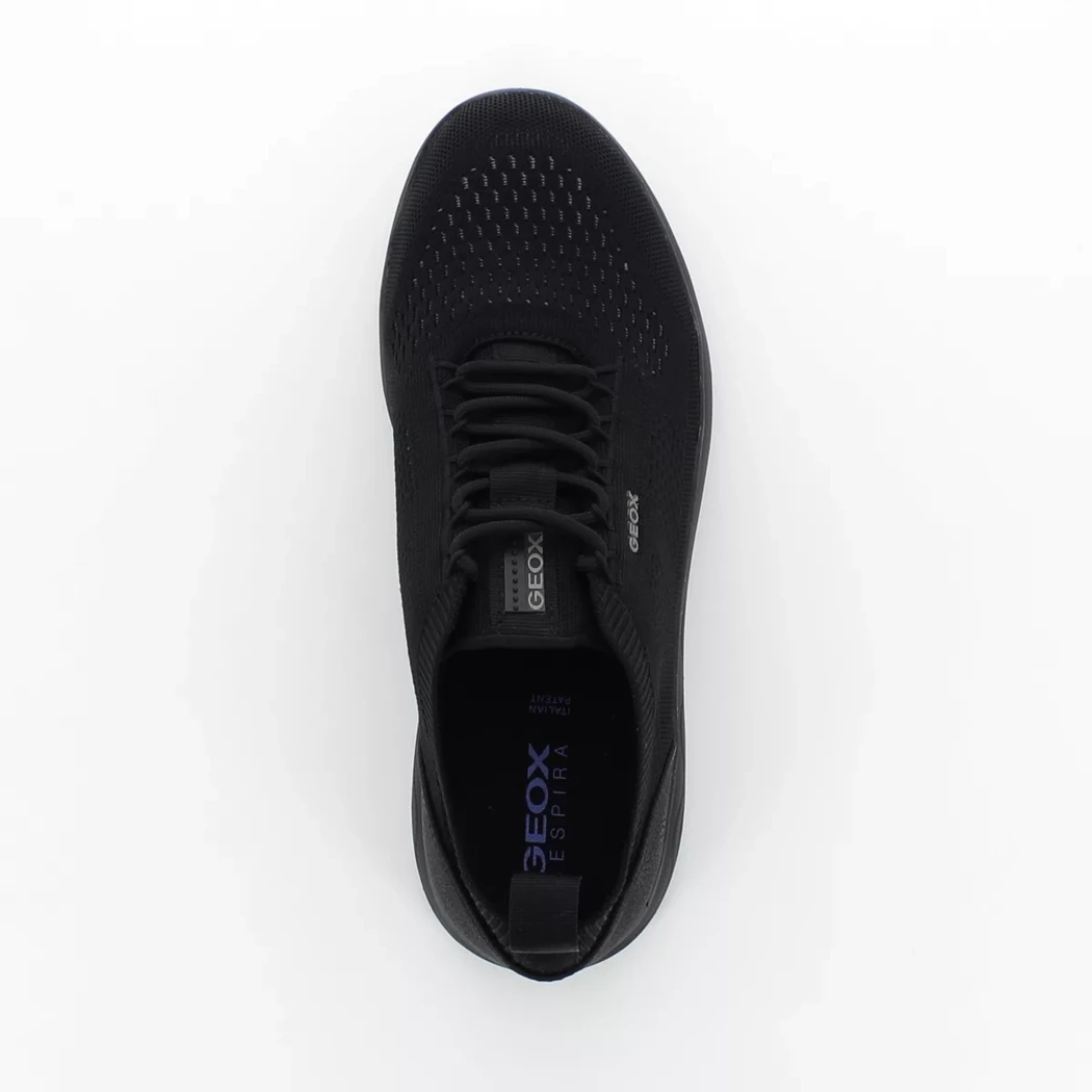 Image (6) de la chaussures Geox - Baskets Noir en Textile