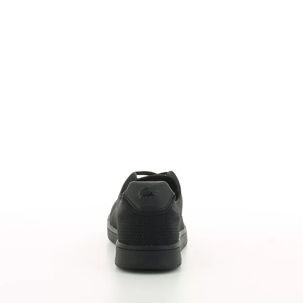 Image (3) de la chaussures Lacoste - Baskets Noir en Textile