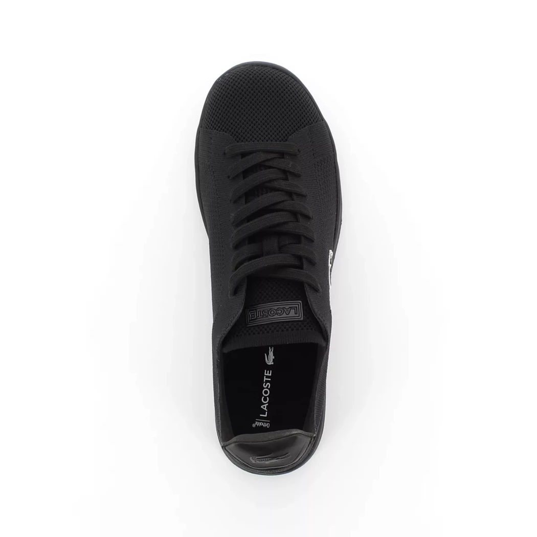 Image (6) de la chaussures Lacoste - Baskets Noir en Textile