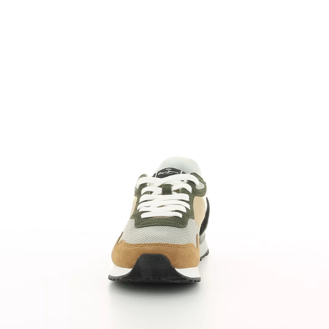 Image (5) de la chaussures Pepe Jeans - Baskets Cuir naturel / Cognac en Multi-Matières