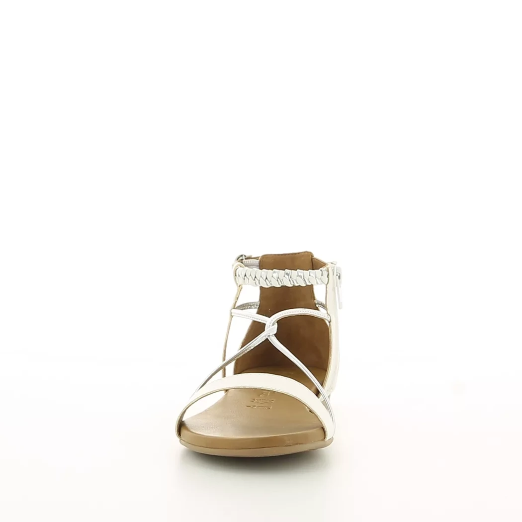 Image (5) de la chaussures Tamaris - Sandales et Nu-Pieds Blanc en Cuir