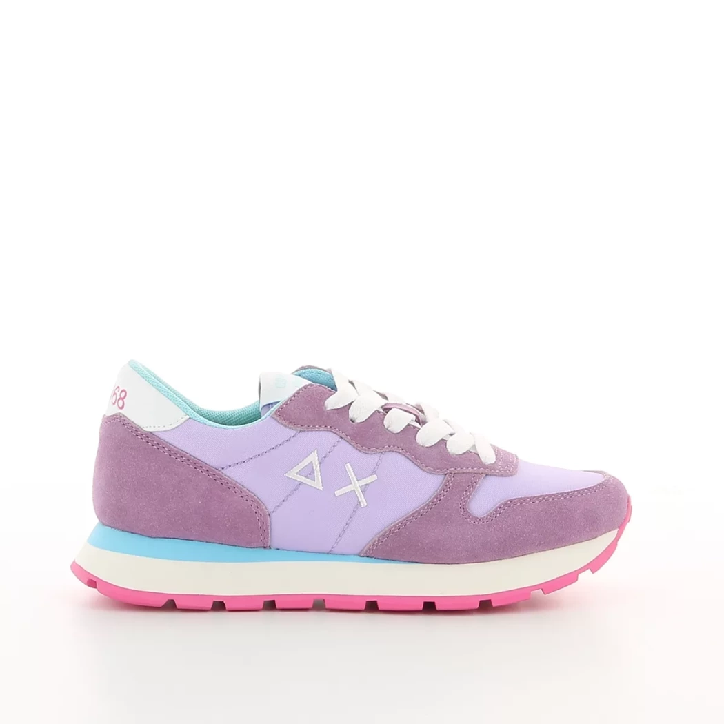 Image (2) de la chaussures Sun68 - Baskets Violet / Lilas en Textile
