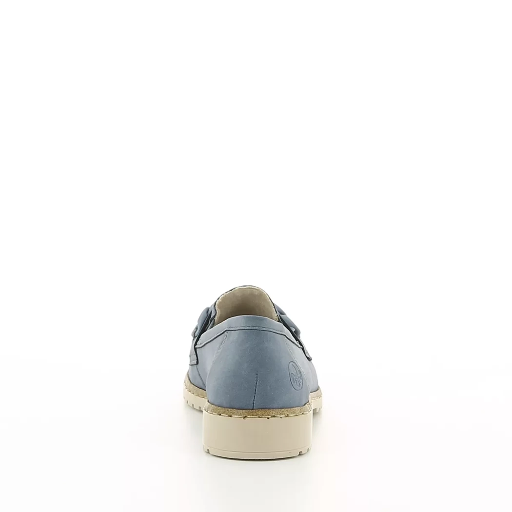 Image (3) de la chaussures Rieker - Mocassins Bleu en Cuir synthétique