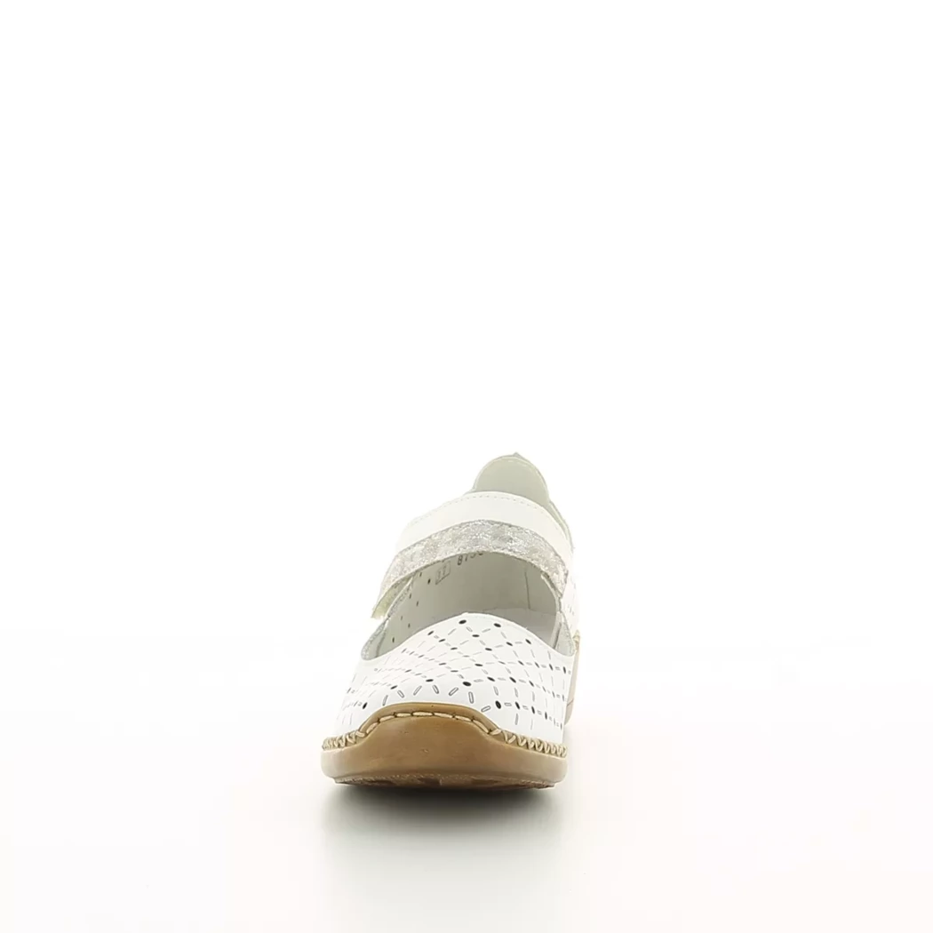 Image (5) de la chaussures Rieker - Escarpins Blanc en Cuir
