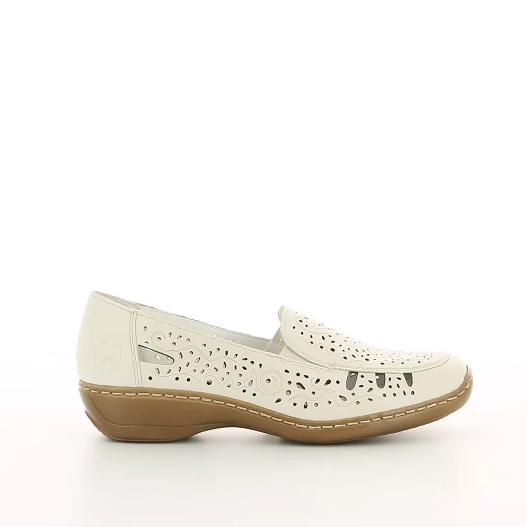 Image (2) de la chaussures Rieker - Mocassins Beige en Cuir