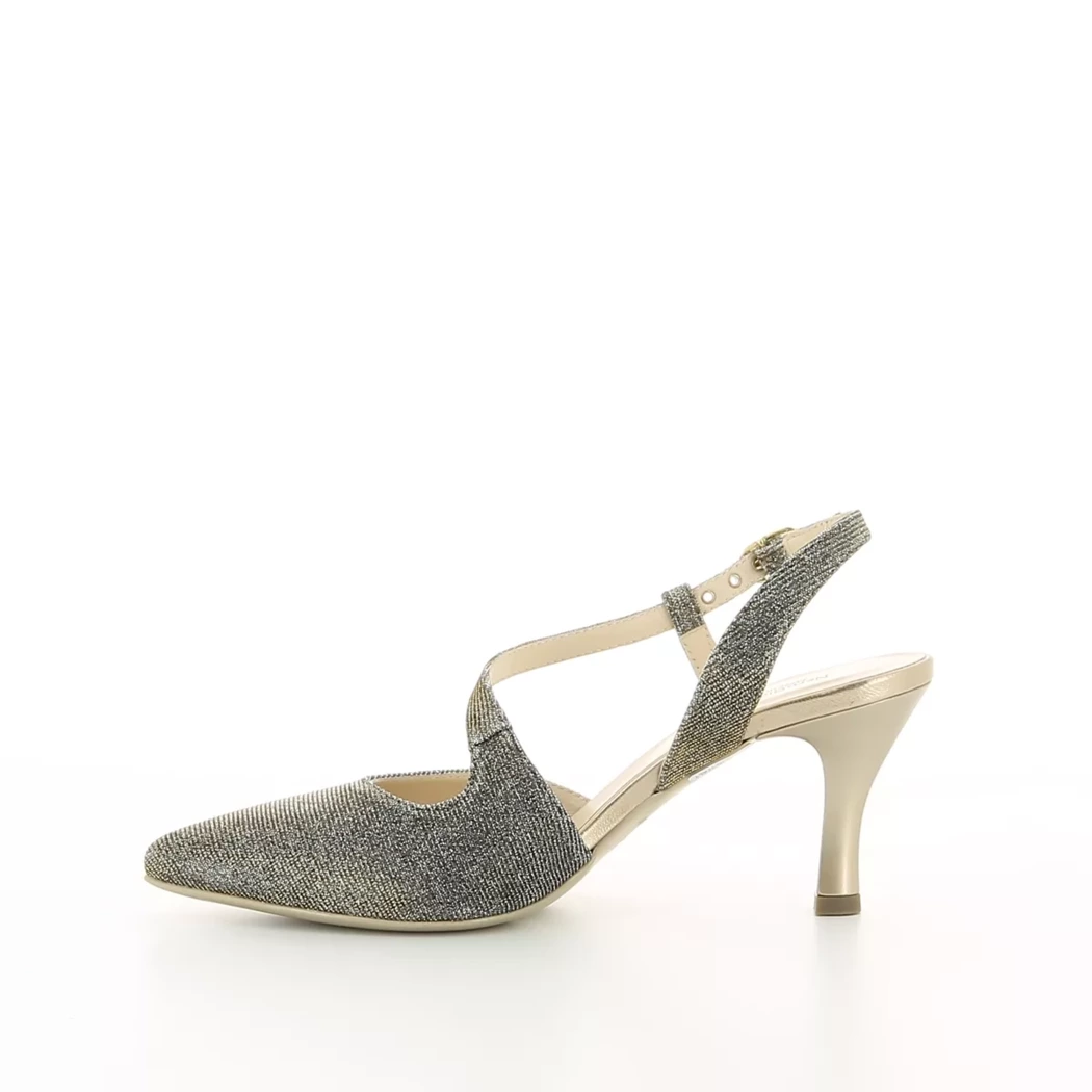 Image (4) de la chaussures Nero Giardini - Escarpins Or / Bronze / Platine en Textile