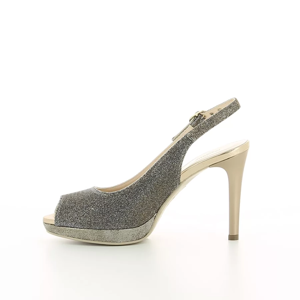Image (4) de la chaussures Nero Giardini - Sandales et Nu-Pieds Or / Bronze / Platine en Textile