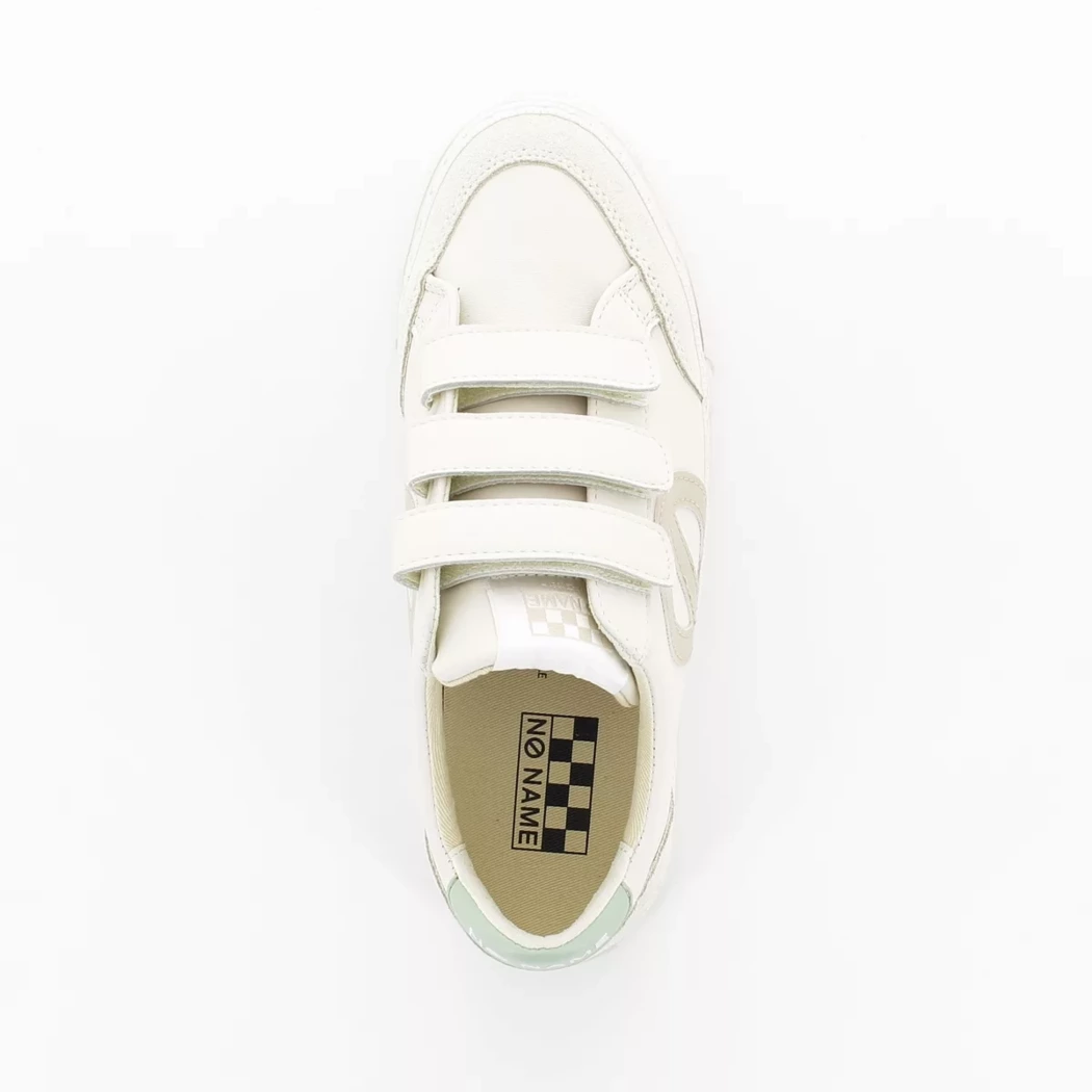 Image (6) de la chaussures No Name - Baskets Blanc en Cuir