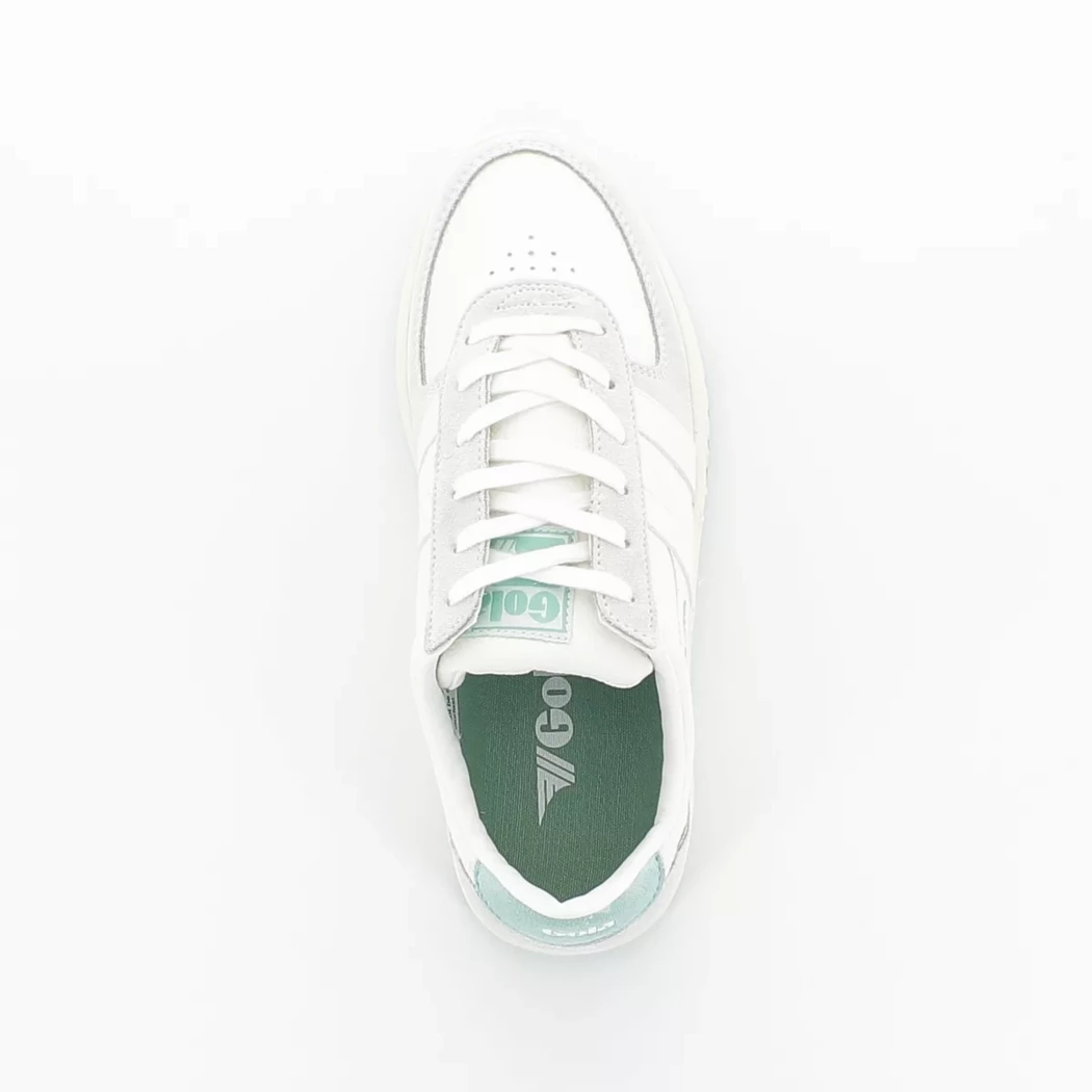 Image (6) de la chaussures Gola - Baskets Blanc en Cuir